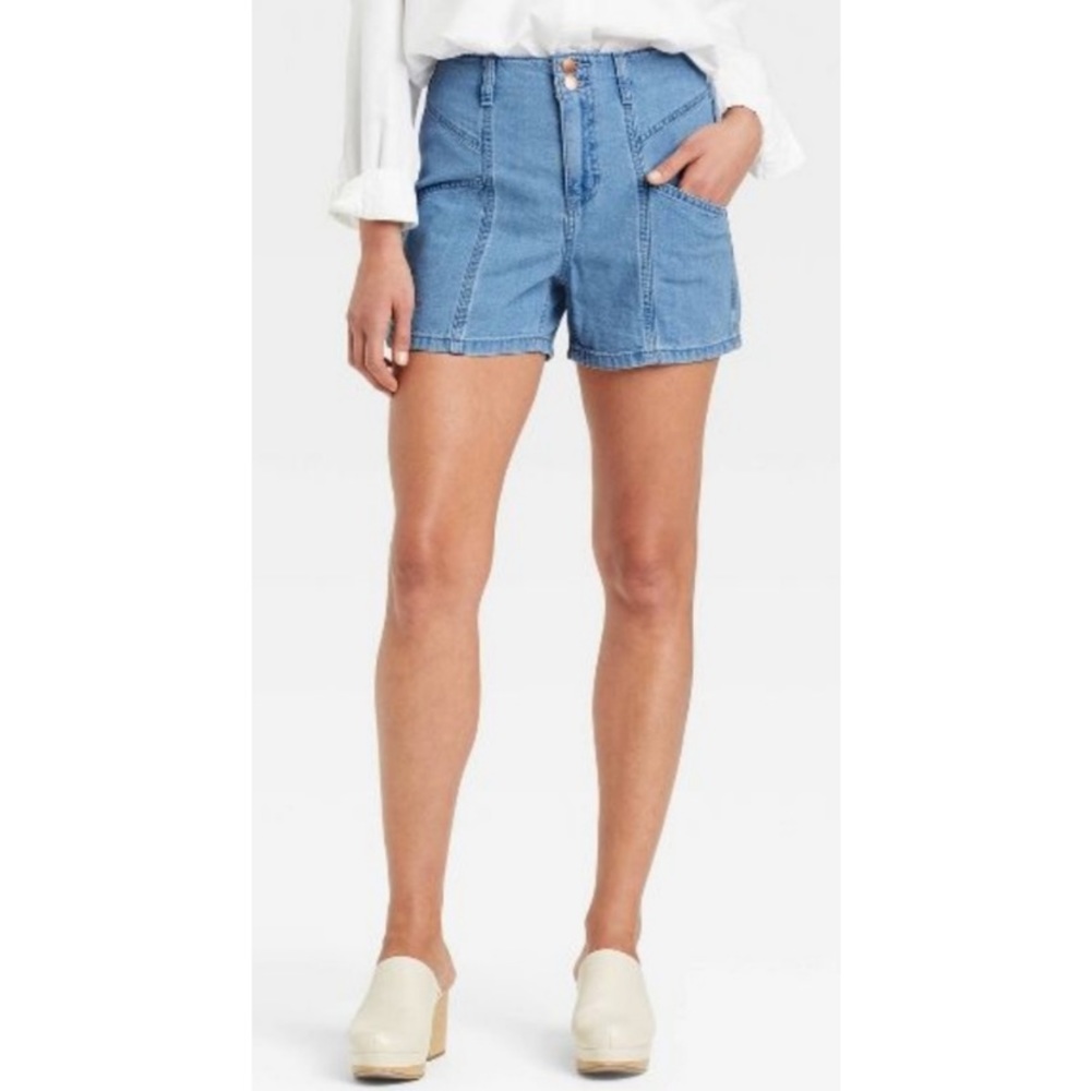 Universal Thread High Rise Midi Jean Shorts